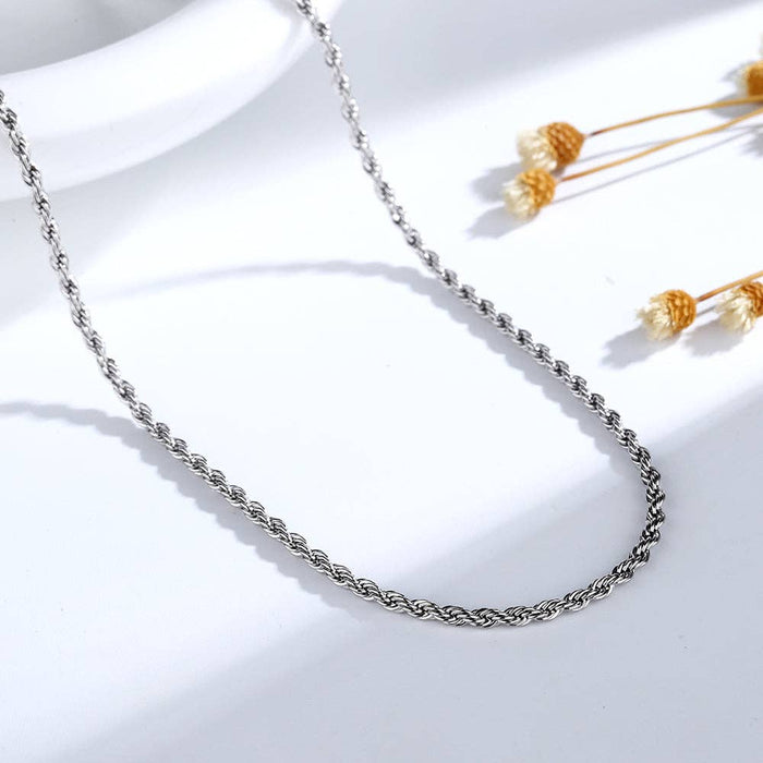 Italian Silver Rope Chain