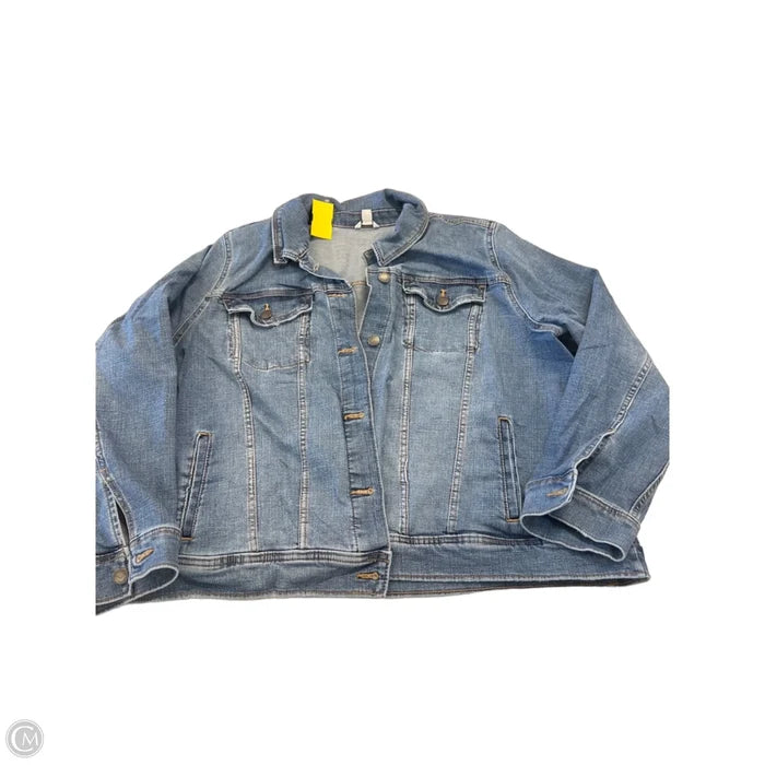 Jacket Denim By Sonoma In Blue Denim, Size: 2x