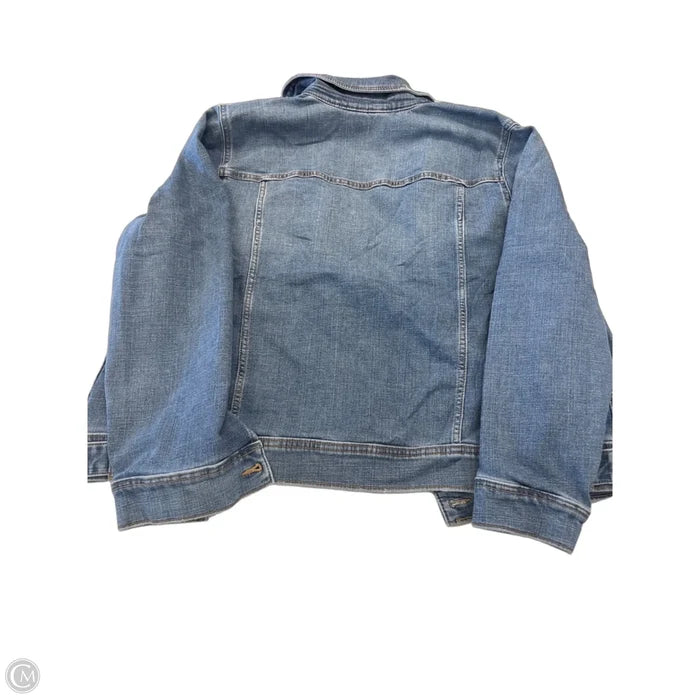 Jacket Denim By Sonoma In Blue Denim, Size: 2x