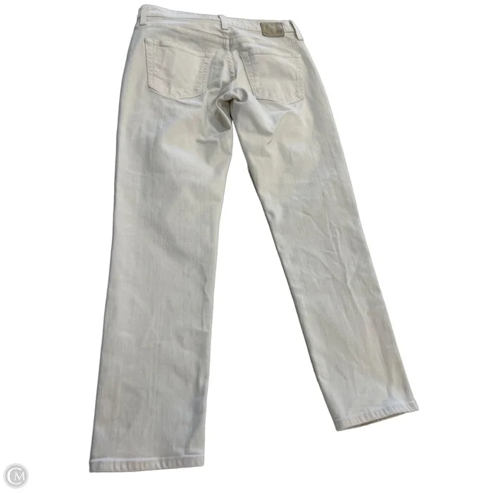 Jeans Skinny By Adriano Goldschmied In Cream, Size: 2