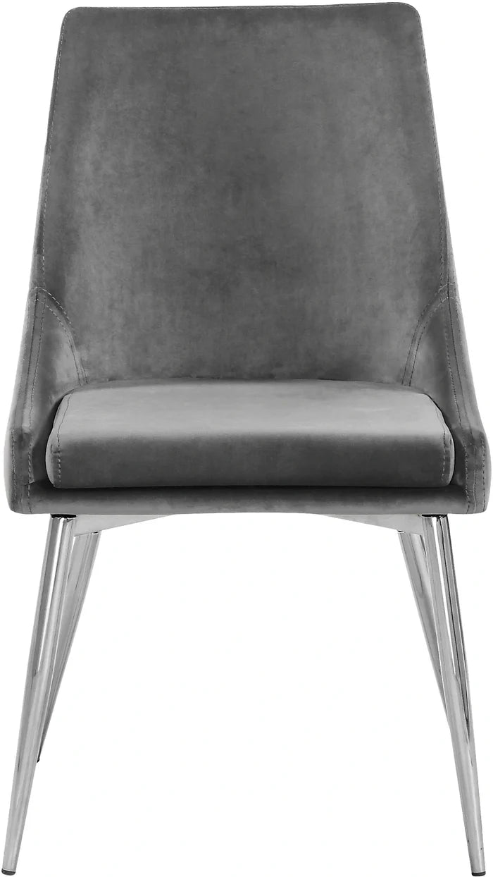 Karina Grey Velvet Dining Chair