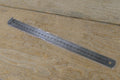 Large - 300mm - Metal Wing Ruler with End Stop