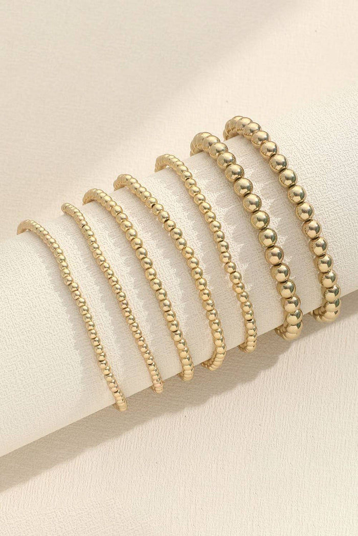 LDC 7pcs/Set Minimalist Beaded Luxury Bracelet Set