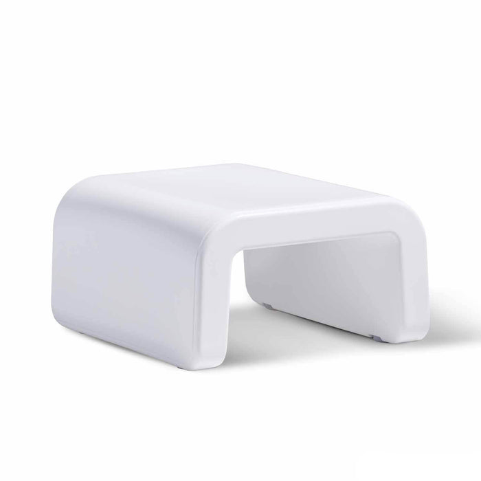 Line Ottoman in White