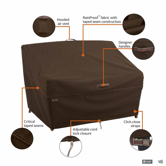 Madrona Loveseat Cover Details
