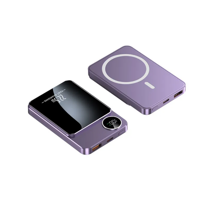 Magnetic Wireless Power Bank – Ultra-Slim Portable Charger