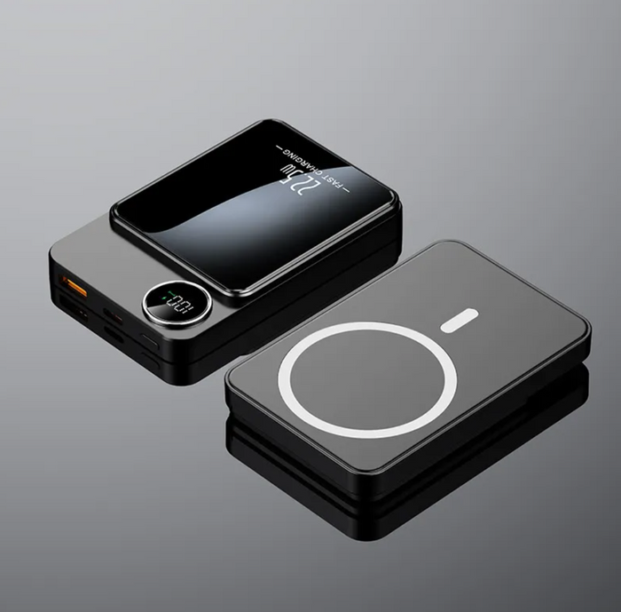 Magnetic Wireless Power Bank – Ultra-Slim Portable Charger