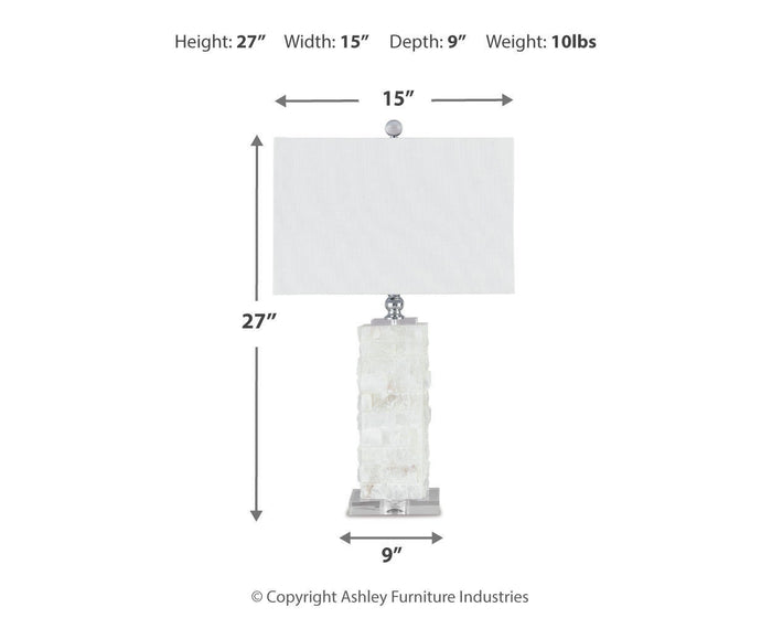 Malise Alabaster Table Lamp (1/CN)