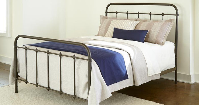 Metal Bed with Rails