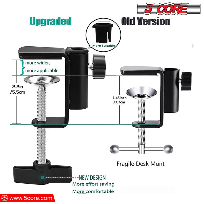 Microphone Boom Arm – Adjustable Desk Mic Stand with Clamp