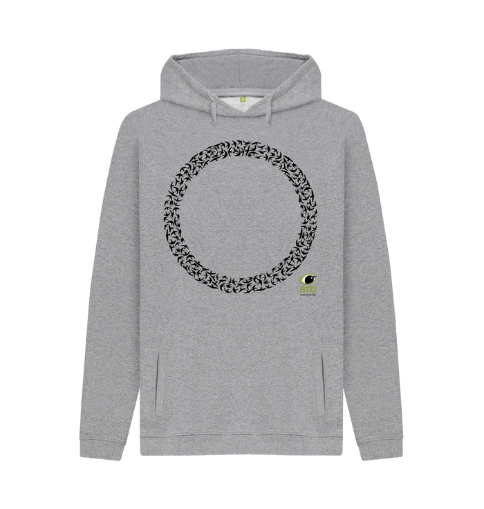 Light Heather Printed Hoody Front