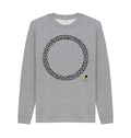 Light Heather Migrating Birds Sweater