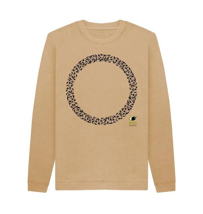 Sand Migrating Birds Sweater