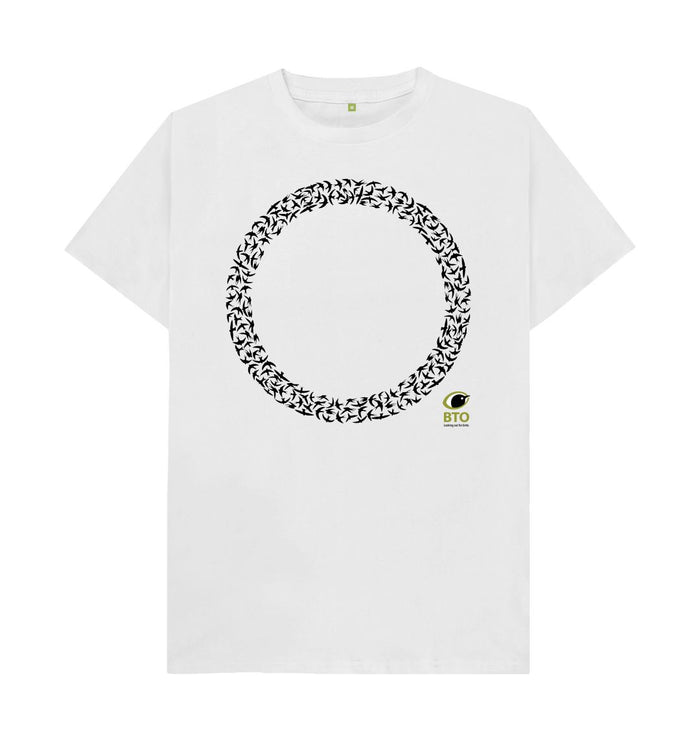 White Migrating Birds T-shirt