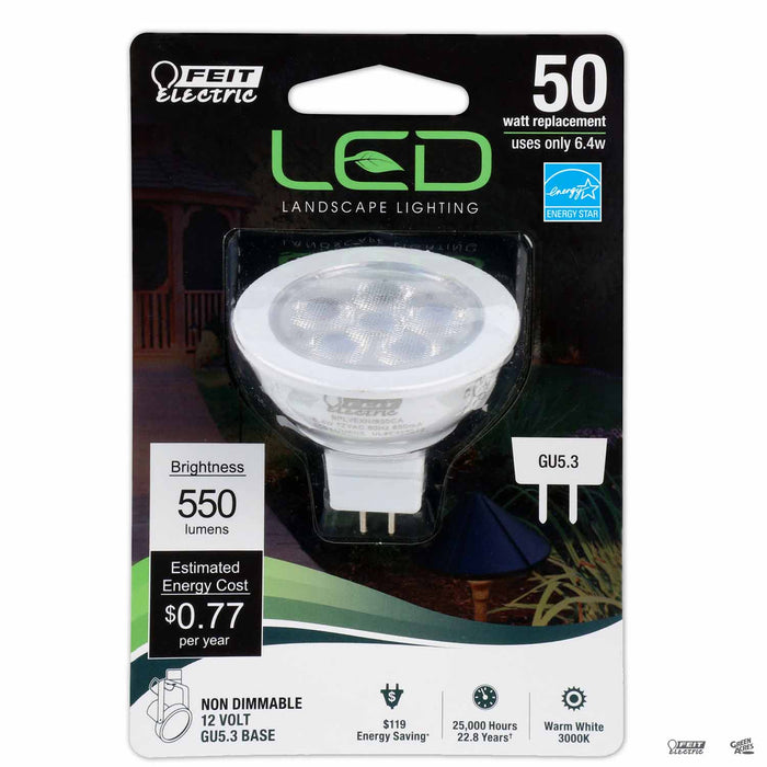 Feit Electric Bulb - MR16 LED Bulb - 6.4W