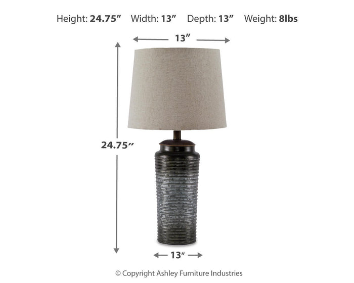 Norbert Metal Table Lamp (2/CN)