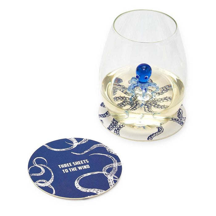 Octopi Coasters  S/40 Heavyweight
