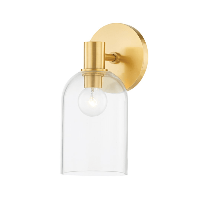 Paisley Wall Light (H678301 - AGB) - Mitzi - Luxury Lighting BoutiqueBrass/Metal ChandeliersMitzi