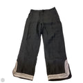 Pants Linen By Clothes Mentor In Black & Cream, Size: M