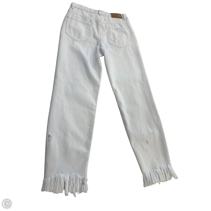 Pants Other By Zara In White Denim, Size: 2