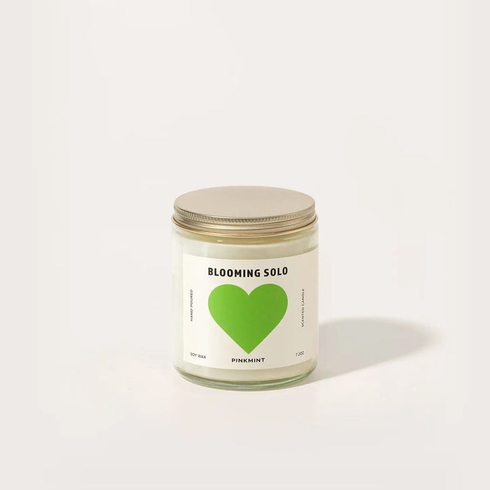 Pinkmint Soy Candle | Blooming Solo