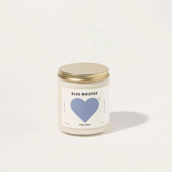 Pinkmint Soy Candle | Blue Whisper