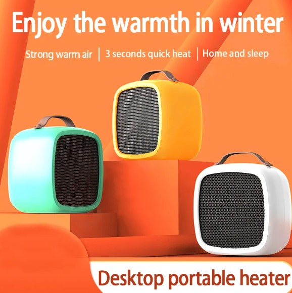 Portable Space Heater – 500W Compact Indoor Heater