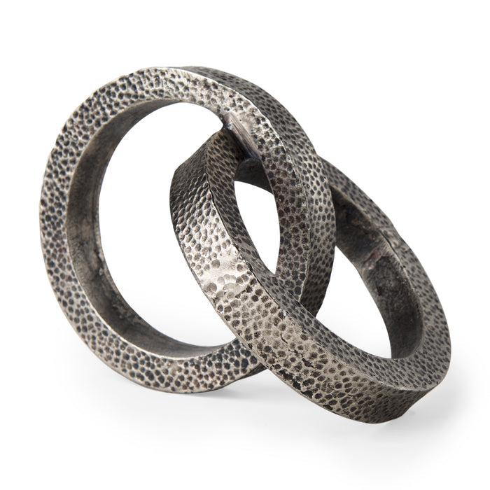 Blackened Silver Metal