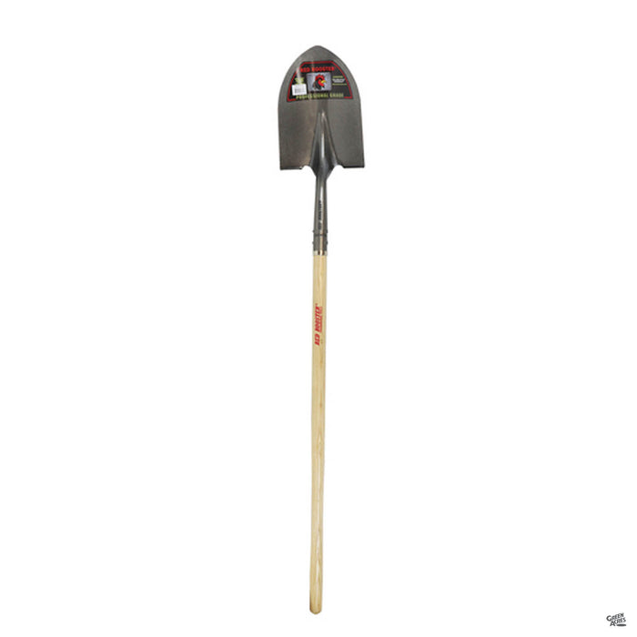 Red Rooster Wood Round Point Shovel