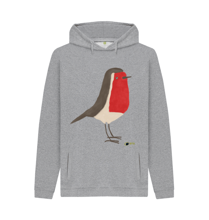 Light Heather Printed Hoody Front