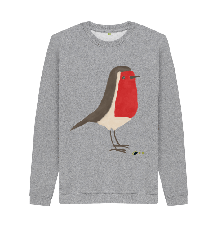 Light Heather Printed Sweater Front
