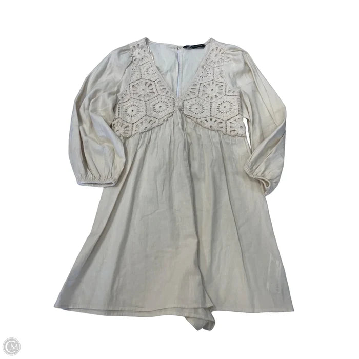 Romper By Zara In Tan, Size: S