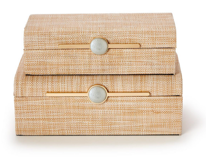 S/2 Natural Grass Boxes