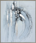 Sagebrook Accessories: 62 X 52 Hand Painted Abstract