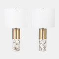 Sagebrook Accessories: Set of 2 Metal Lamps