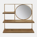 Sagebrook Accessories:Wall Shelf With Mirror