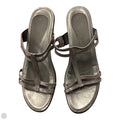 Sandals Heels Block By Naot In Silver, Size: 7.5