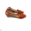 Sandals Heels Wedge By Nurture In Orange, Size: 8
