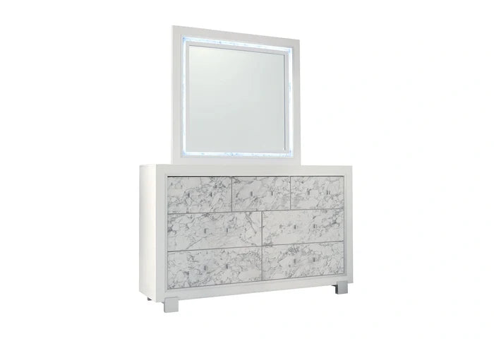 Santorini White Mirror