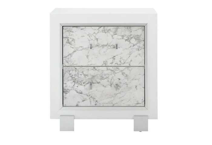 Santorini White Nightstand