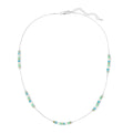Seaside Mini Crystal and Silver Necklace