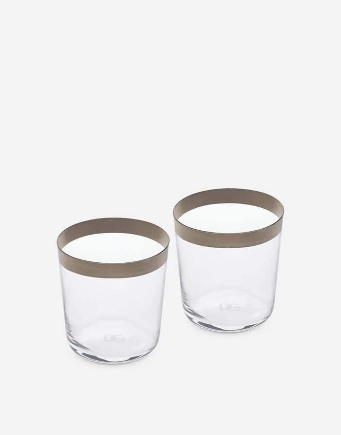 Set 2 Water Glasses Glassware Dolce&Gabbana