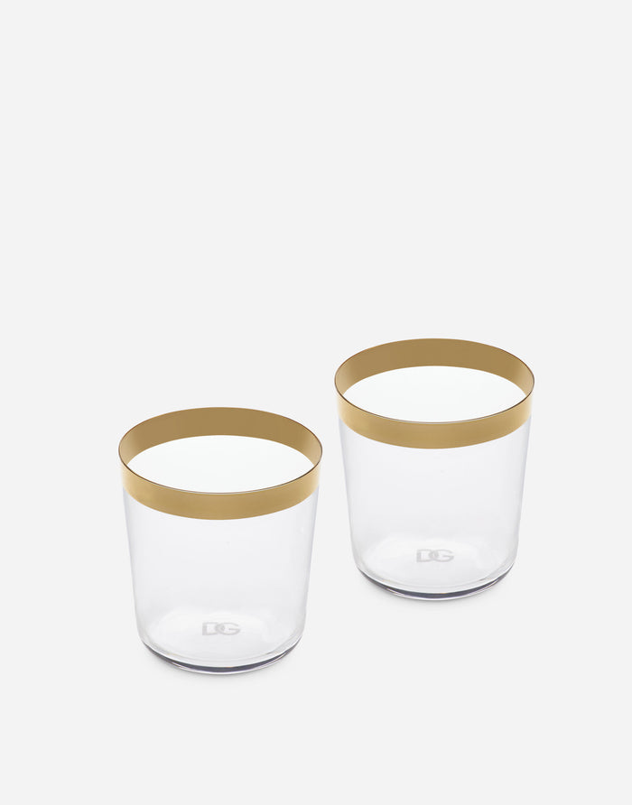 Set 2 Water Glasses Glassware Dolce&Gabbana