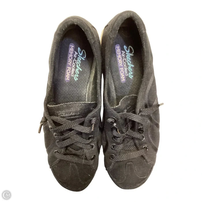 Shoes Athletic By Skechers In Black, Size: 8.5