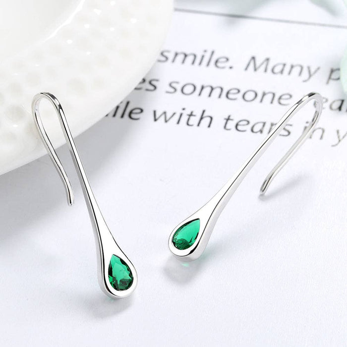 Silver Pull-through Earrings
