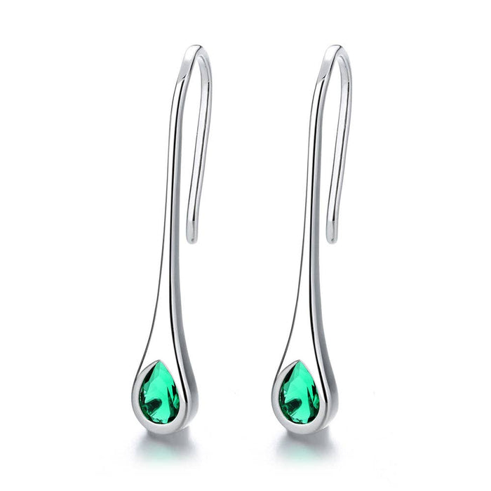 Silver Pull-through Earrings