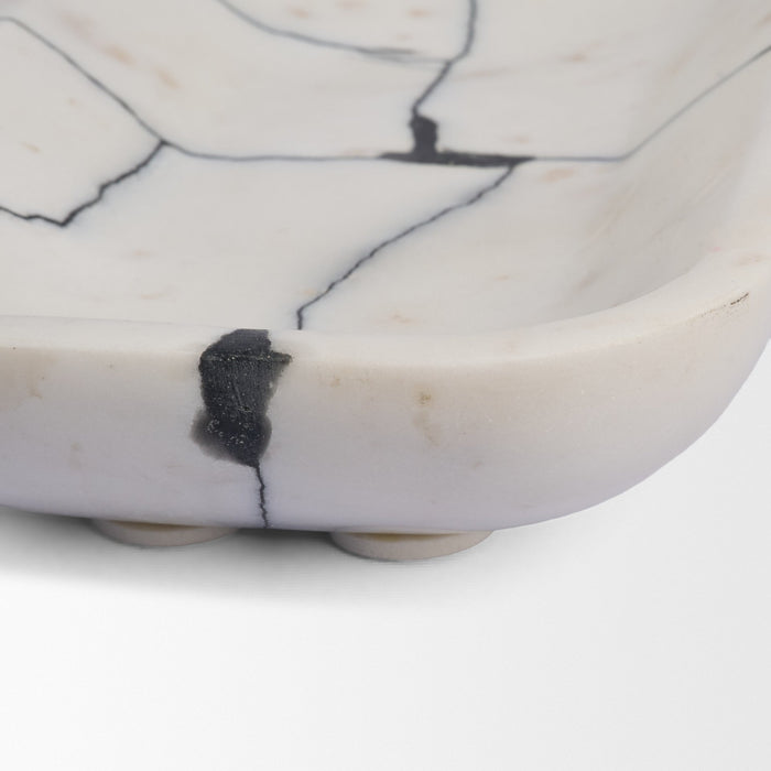 Sintessi Marble Rectangular Bowl