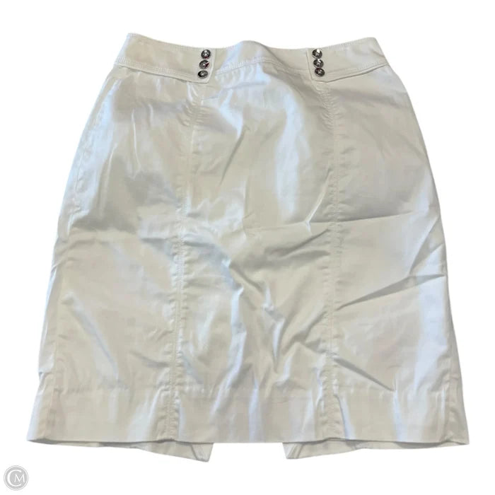 Skirt Mini & Short By White House Black Market In White, Size: 8