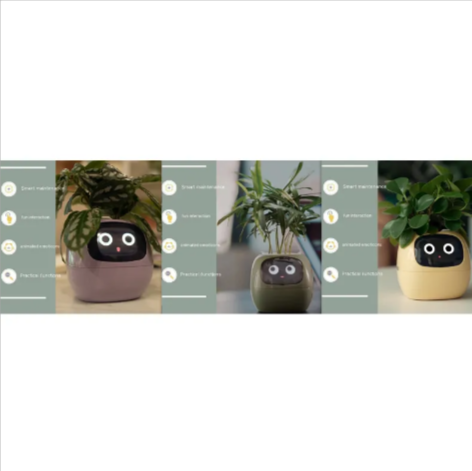 Smart AI Planter – 7-Sensor Self-Watering Plant Pot with Animated Display