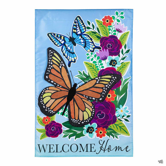 Butterfly Spring Garden Flag